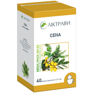 Листья сенны в фильтр-пакетах по 1,5 г 40 шт