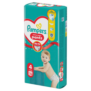 Подгузники-трусики для детей PAMPERS Pants (Памперс Пантс) Maxi (Макси) 4 от 9 до 15 кг упаковка 54 шт