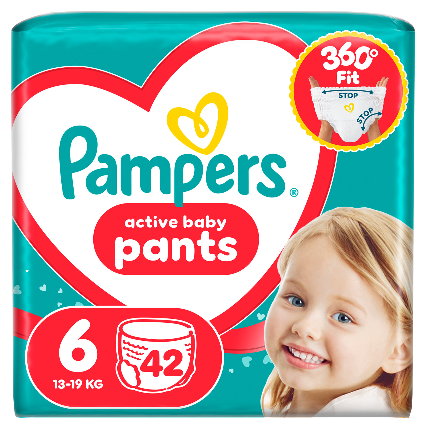 Подгузники-трусики для детей PAMPERS Pants (Памперс Пантс) Giant 6