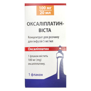 Оксалиплатин-Виста конц. д/р-ра д/инф. 5мг/мл фл. 20мл (100мг) №1