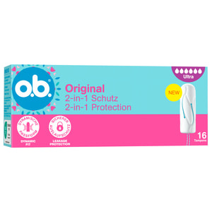 Тампоны гигиенические женские O.B. (Оби) Original Ultra (Ориджинал Ультра) 16 шт
