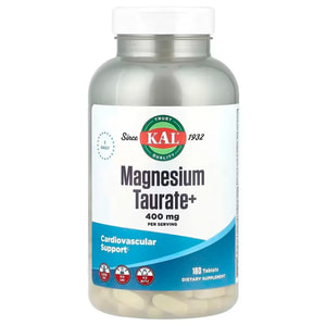 Магния таурат KAL (Кал) Magnesium Taurate+ таблетки диетическая добавка флакон 180 шт