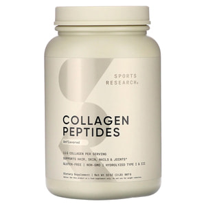 Коллагеновые пептиды SPORTS RESEARCH (Спортс Ресеарч) Collagen Peptides без вкуса 82 порции 946 мл