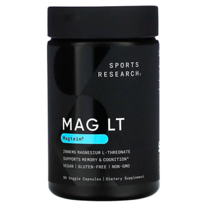 Магний L-треонат SPORTS RESEARCH (Спортс Ресеарч) Magnesium L-Threonate 2000 mg капсулы флакон 90 шт