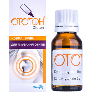 Ототон крап. вушні фл. 16г