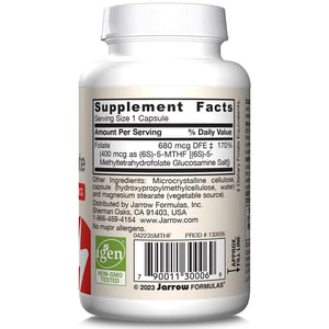 Метилфолат JARROW FORMULA (Джарроу формула) Methyl Folate 400 mcg капсулы флакон 60 шт