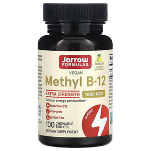 Метил B12 Метилкобаламин JARROW FORMULA (Джарроу формула) Methyl B-12 1000 mcg таблетки флакон 100 шт