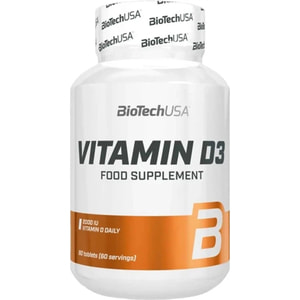 Витамины и минералы BiotechUSA (Байотек) Vitamine D3 в таблетках упаковка 60 шт