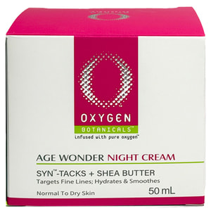 Крем для лица для нормальной и сухой кожи OXYGEN BOTANICALS (Оксиджен Ботаникал) Age Wonder ночной 50 мл