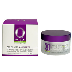 Крем для лица для комбинированной и жирной кожи OXYGEN BOTANICALS (Оксиджен Ботаникал) Age Wonder ночной 50 мл