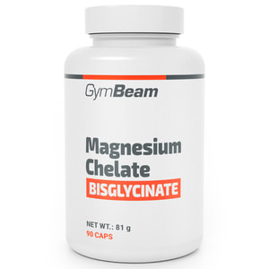 Магній хелат (бісгліцинат) GYMBEAM (Джимбім) дієтична добавка капсули банка 90 шт