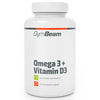 Омега 3 + Витамин D3 GYMBEAM (Джимбим) диетическая добавка капсулы банка 90 шт