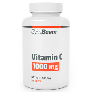 Вітамін С GYMBEAM (Джимбім) дієтична добавка таблетки по 1000 мг банка 90 шт