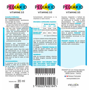 Pediakid (Педіакід) Vitamine D3 (Вітамін D3) краплі флакон 20 мл