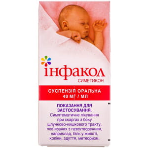 Инфакол сусп. оральн. 40мг/мг фл. 50мл