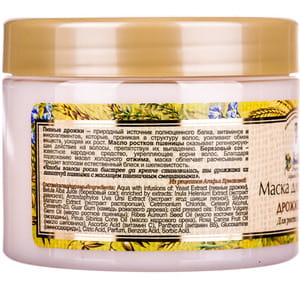 Маска для волос Рецепты Бабушки Агафьи Дрожжевая для усиления роста волос 300 мл