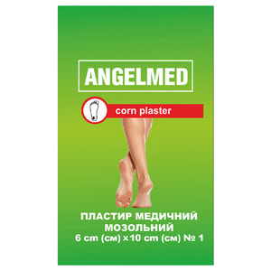 Пластырь медицинский Angelmed (АнгелМед) мозольный салипод размер 6 см х 10 см 1 шт Аргопласт