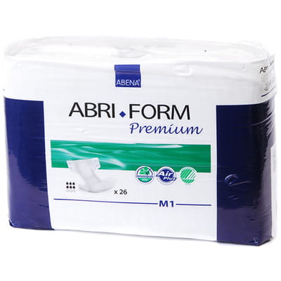 Подгузники для взрослых ABENA (Абена) 43060 Abri-Form Premium размер М-1 (70-110 см) 26 шт