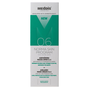 Маска-крем для лица MEDDIS (Меддис) Norma Skin Program азелаиновая 30 мл