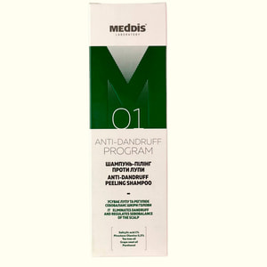 Шампунь-пілінг для волосся MEDDIS (Меддіс) Anti Dandruff Program проти лупи 200 мл