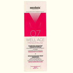 Крем-концентрат для лица MEDDIS (Меддис) Well Age Menopause ночной глубокой регенерации 50 мл