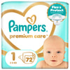 Подгузники для детей PAMPERS Premium Care (Памперс Премиум) Newborn (Ньюборн) 1 от 2 до 5 кг 72 шт