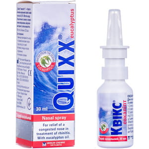 Спрей для носа Квикс гипертонический Эвкалипт 30 мл