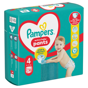 Подгузники-трусики для детей PAMPERS Pants (Памперс Пантс) Maxi (Макси) 4 от 9 до 15 кг 30 шт