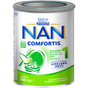 Суміш молочна суха дитяча NESTLE (Нестле) Нан Comfortis 1 (Комфортіс 1) з народження  800 г