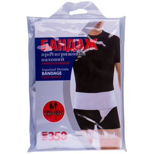 Бандаж противогрыжевой паховый левосторонний Торос Групп 350 размер 1