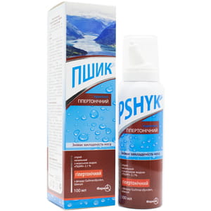 Спрей назальный Пшик гипертонический 2,1% 100 мл