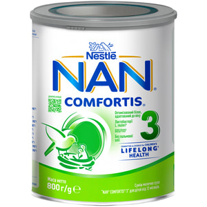 Суміш молочна суха дитяча NESTLE (Нестле) Нан Comfortis 3 (Комфортіс 3) від 12 місяців 800 г