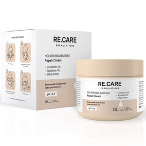Крем для лица RE.CARE (Рекейр) Nourishing Barrier Repair Cream питательный и защитный 30 мл