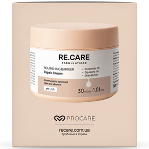 Крем для лица RE.CARE (Рекейр) Nourishing Barrier Repair Cream питательный и защитный 30 мл