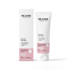 Маска для лица RE.CARE (Рекейр) Cooling Face Mask с тонизирующим эффектом охлаждающая 75 мл