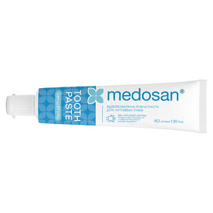 Зубная паста MEDOSAN (Медосан) SensiWhite (Сенсивайт) отбеливающая для чувствительных зубов 40 мл