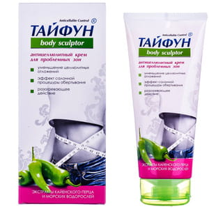 Крем антицелюлітний Тайфун для проблемних зон 200 мл