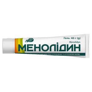 Менолідин гель туба 40г