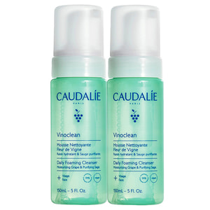 Набір CAUDALIE (Кадалі) Vinoclean Дуєт Пінка очищуюча щоденна 150 мл 2 шт