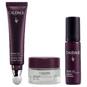 Набір CAUDALIE (Кадалі) Premier Cru Eye Cream 15 mL Set - Xmas 2026 Сироватка 10 мл + Premier Cru Крем 15 мл + Premier Cru крем для очей 15 мл