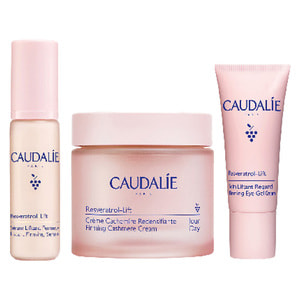 Набір CAUDALIE (Кадалі) Cashmere Cream 50 mL Set - Xmas 2026 сироватка-зміцнення 10 мл + Крем Кашемір 50 мл + Гель-крем для контуру очей 5 мл