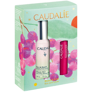 Набір CAUDALIE (Кадалі) Beauty Elixir 30 mL Set - Xmas 2026 Еліксир-вода для краси обличчя 30 мл + Тінт Бальзам для губ 4.5 г