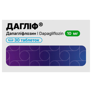 Даглиф табл. п/о 10мг №30