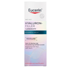 Крем для обличчя EUCERIN (Юцерин) Hyaluron-Filler (Гіалурон філер) епігенетичний антивіковий нічний для всіх типів шкіри 50 мл