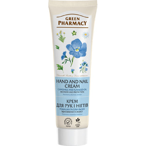 Крем для рук і нігтів Зелена аптека Ромашка і олія льону 100 мл