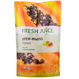 Крем-мыло жидкое FRESH JUICE (Фреш Джус) Папайя дой-пак 460 мл
