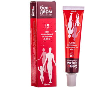 Белодерм крем д/наруж. прим. 0,05% туба 15г