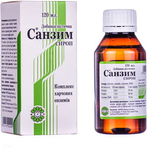 Санзим сироп для поліпшення функцій травлення флакон 120 мл