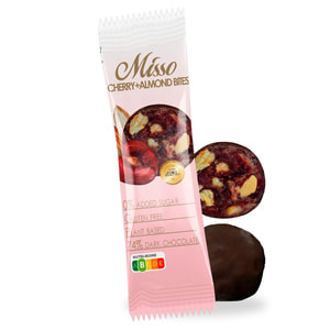 Конфеты MISSO (Миссо) Вишня+миндаль с корицей в шоколаде 45 г