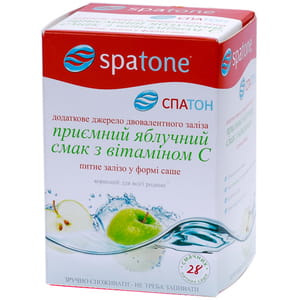 Спатон Яблоко для насыщения организма железом саше 25 мл 28 шт